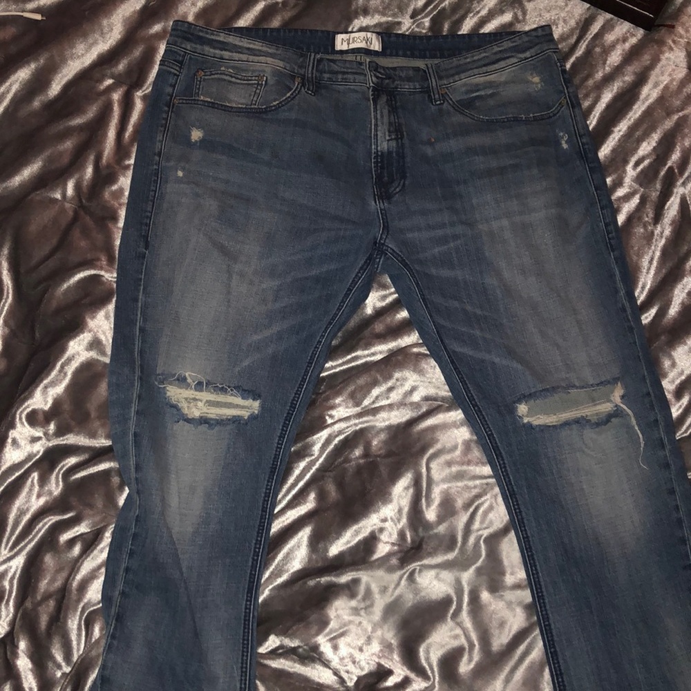 Men Medium Washed Slim Denim Jeans